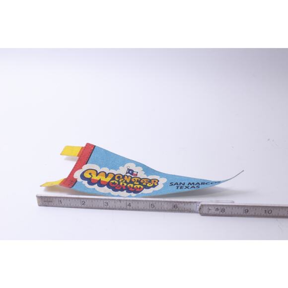 Wonder World, San Marcos, Texas, Adventure Park, Felt Pennant~ 241211-WH M-17-03 - Picture 2 of 2
